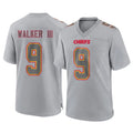 STECN KC.Chiefs #9 Kenneth Walker III Player Gray Atmosphere Fashion Game Stitched Jerseys