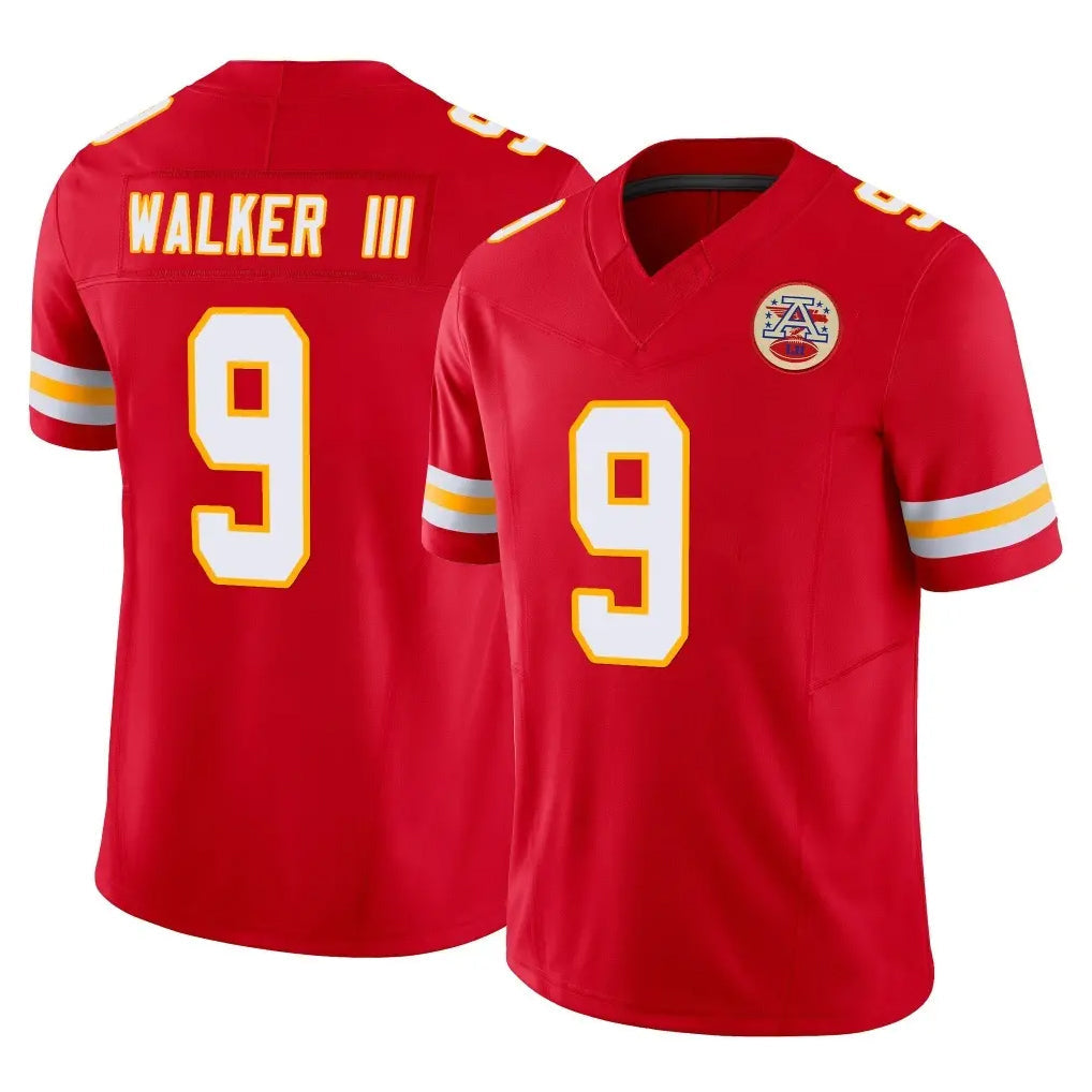 STECN KC.Chiefs #9 Kenneth Walker III Player Red Limited Vapor F.U.S.E. Home Game Stitched Jerseys