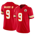 STECN KC.Chiefs #9 Kenneth Walker III Player Red Limited Vapor F.U.S.E. Home Game Stitched Jerseys