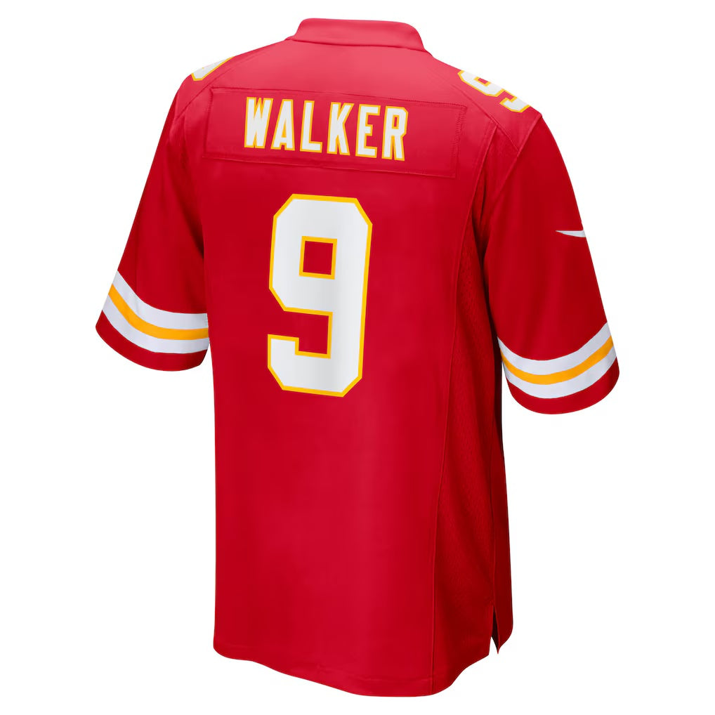 STECN KC.Chiefs #9 Kenneth Walker III Red Game Stitched Jerseys