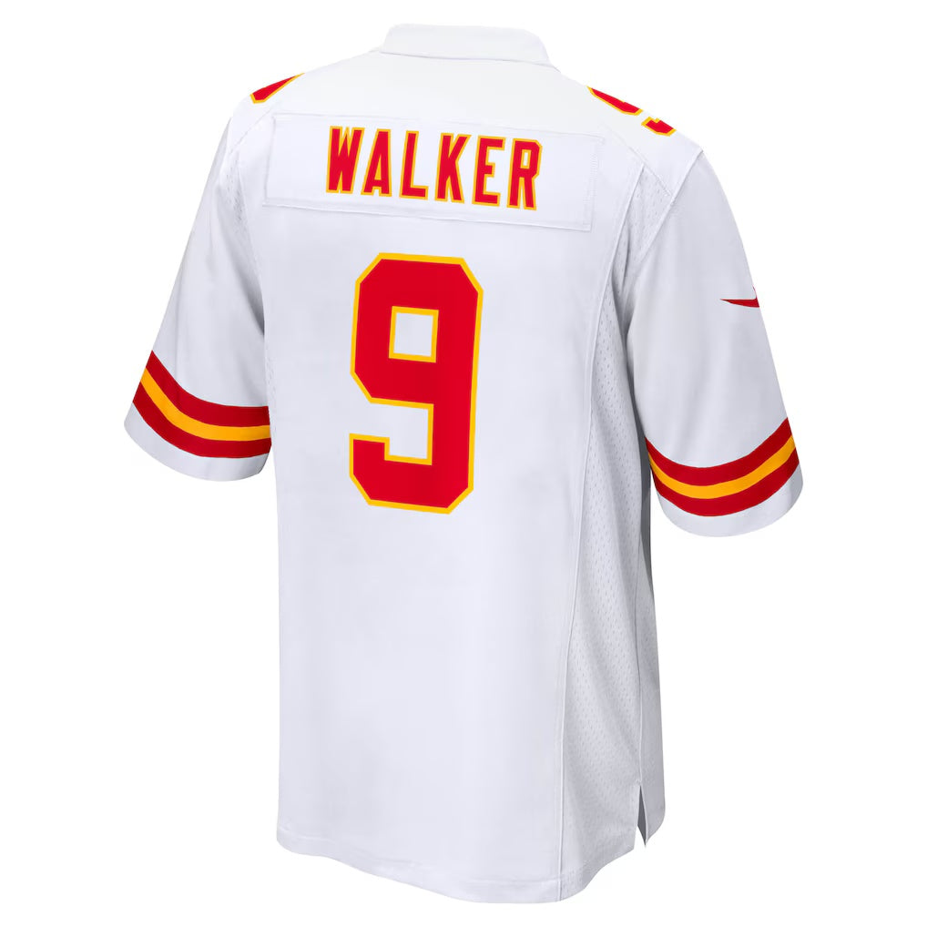 STECN KC.Chiefs #9 Kenneth Walker III White Game Stitched Jerseys