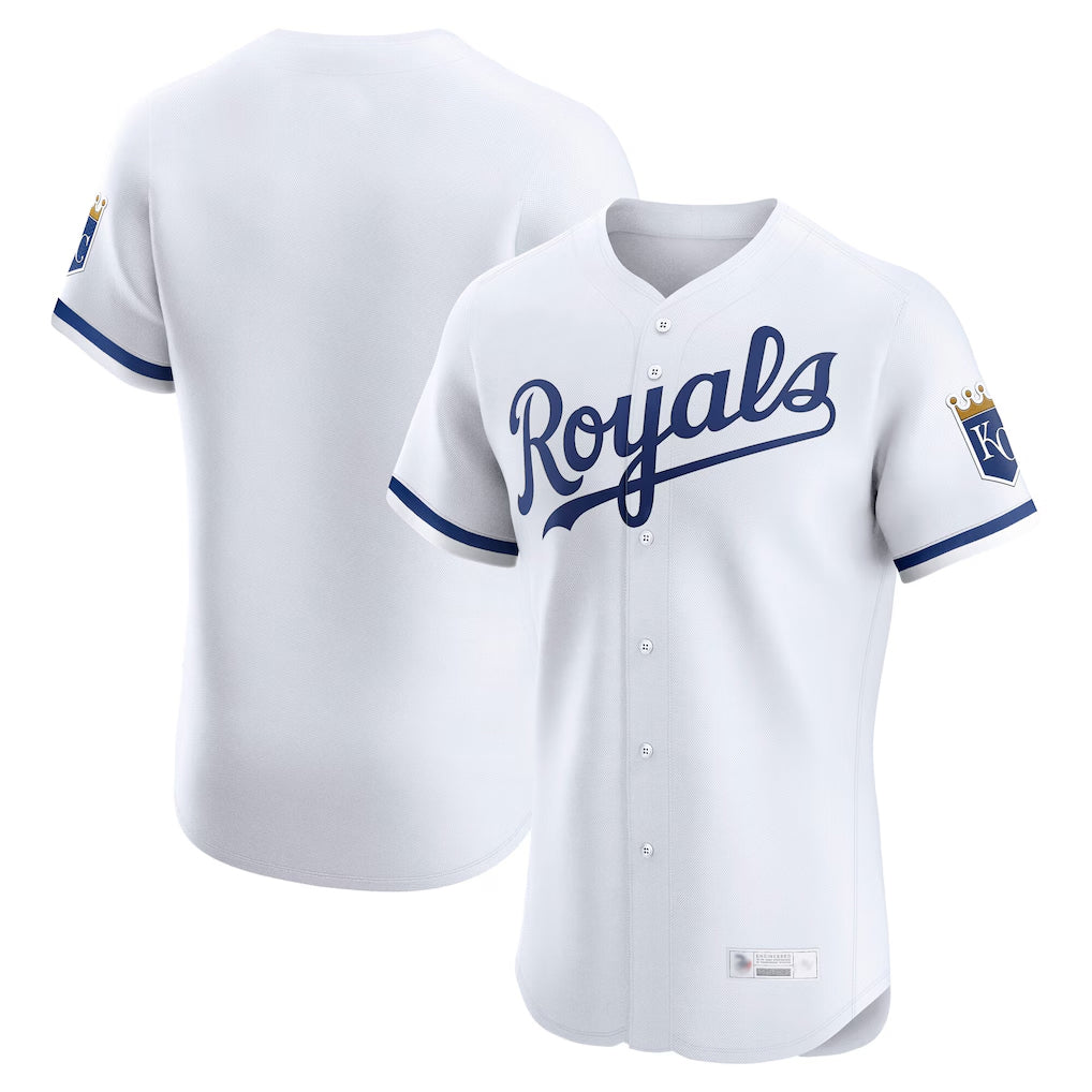 STECN KC.Royals White Alt Limited Elite Home Blank Player Stitched Jerseys