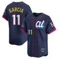 STECN KC.Royals #11 Maikel Garcia Player Navy Limited American League All-Star Edition Stitched Jerseys