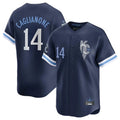 STECN KC.Royals #14 Jac Caglianone Player Navy City Connect Limited Home Stitched Jerseys