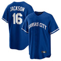 STECN KC.Royals #16 Bo Jackson Player Royal Game Home Stitched Jerseys