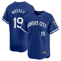 STECN KC.Royals #19 Michael Massey Player Royal Limited Home Stitched Jerseys