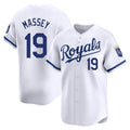 STECN KC.Royals #19 Michael Massey Player White Alt Limited Home Stitched Jerseys