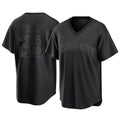 STECN KC.Royals #28 Kyle Isbel Player Black Fashion Game Stitched Jerseys