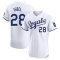 STECN KC.Royals #28 Kyle Isbel Player White Alt Limited Elite Home Stitched Jerseys