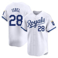 STECN KC.Royals #28 Kyle Isbel Player White Alt Limited Home Stitched Jerseys