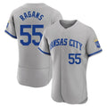 STECN KC.Royals #55 Cole Ragans Player Gray Limited Elite Home Game Stitched Jerseys