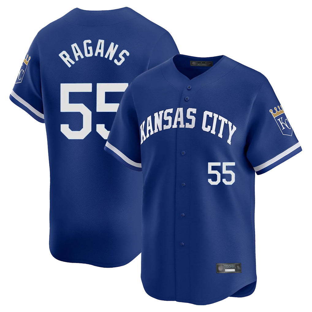 STECN KC.Royals #55 Cole Ragans Player Royal City Connect Limited Home Game Stitched Jerseys