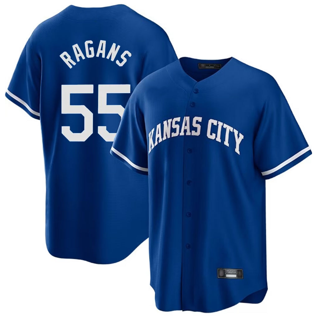 STECN KC.Royals #55 Cole Ragans Player Royal Game Home Stitched Jerseys