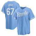 STECN KC.Royals #67 Seth Lugo Player Light Blue Home Game Stitched Jerseys