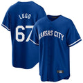 STECN KC.Royals #67 Seth Lugo Player Royal Game Home Stitched Jerseys
