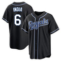STECN KC.Royals #6 Jonathan India Player Black Carbon Fashion Home Game Stitched Jerseys