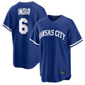 STECN KC.Royals #6 Jonathan India Player Royal Game Home Stitched Jerseys