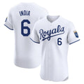 STECN KC.Royals #6 Jonathan India Player White Alt Limited Elite Home Stitched Jerseys