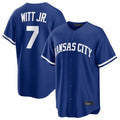 STECN KC.Royals #7 Bobby Witt Jr. Player Royal Game Home Stitched Jerseys