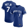 STECN KC.Royals #7 Bobby Witt Jr. Player Royal Limited Elite Home Stitched Jerseys