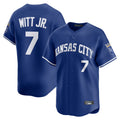 STECN KC.Royals #7 Bobby Witt Jr. Player Royal Limited Home Stitched Jerseys