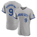 STECN KC.Royals #9 Vinnie Pasquantino Player Gray Limited Elite Home Game Stitched Jerseys