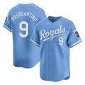 STECN KC.Royals #9 Vinnie Pasquantino Player Light Blue Alt Limited Home Stitched Jerseys
