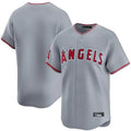 STECN LA.Angels Gray Home Limited Blank Player Stitched Jerseys