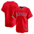 STECN LA.Angels Red Home Limited Blank Player Stitched Jerseys