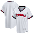 STECN LA.Angels White T-shirt Home Game Blank Player Stitched Jerseys