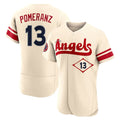 STECN LA.Angels #13 Drew Pomeranz Player Cream City Connect Limited ELite Home Stitched Jerseys