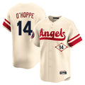 STECN LA.Angels #14 Logan O'Hoppe Player Cream City Connect Limited Home Stitched Jerseys