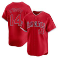 STECN LA.Angels #14 Logan O'Hoppe Player Red Home Limited Stitched Jerseys