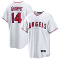 STECN LA.Angels #14 Logan O'Hoppe Player White Home Game Stitched Jerseys