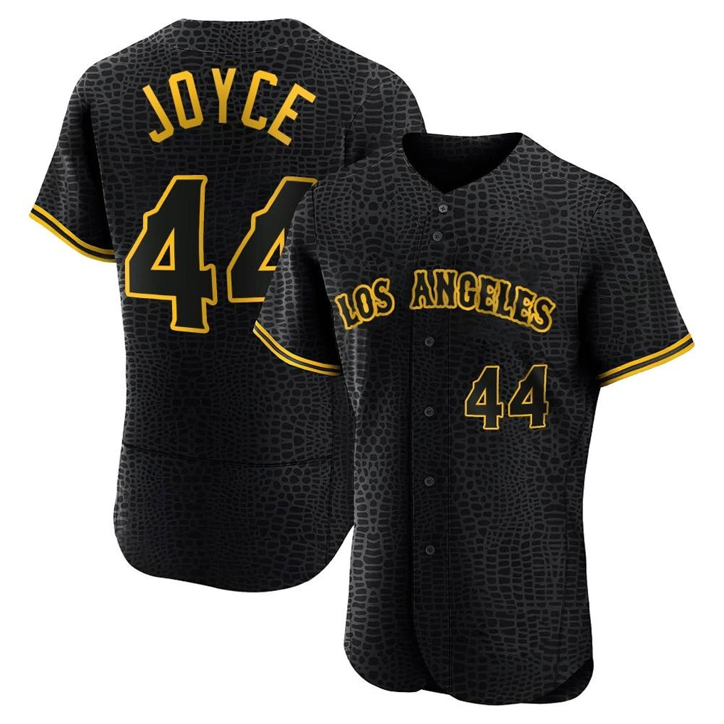 STECN LA.Angels #44 Ben Joyce Player Black Snake Skin City Limited Elite Home Stitched Jerseys