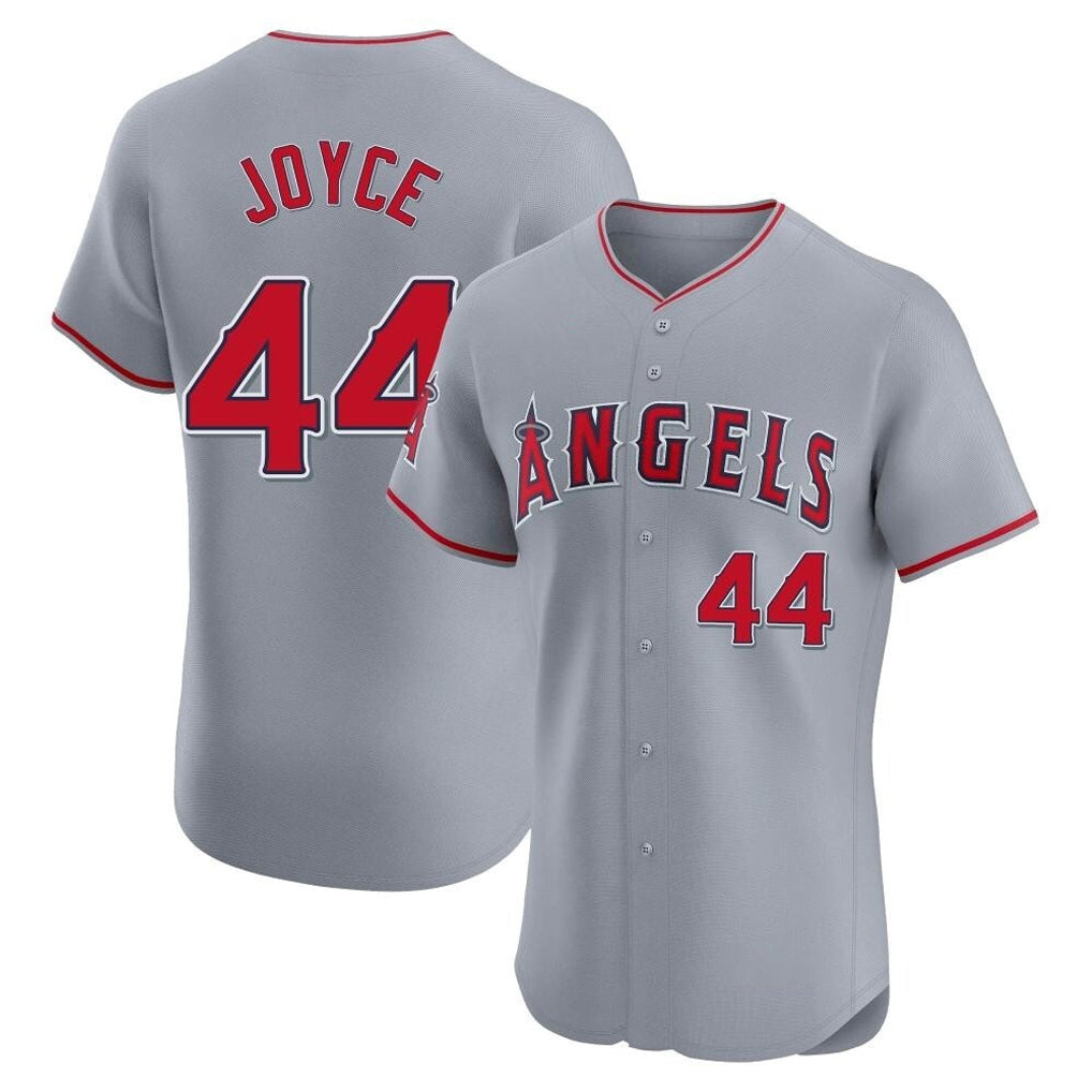 STECN LA.Angels #44 Ben Joyce Player Gray Home Limited Elite Stitched Jerseys