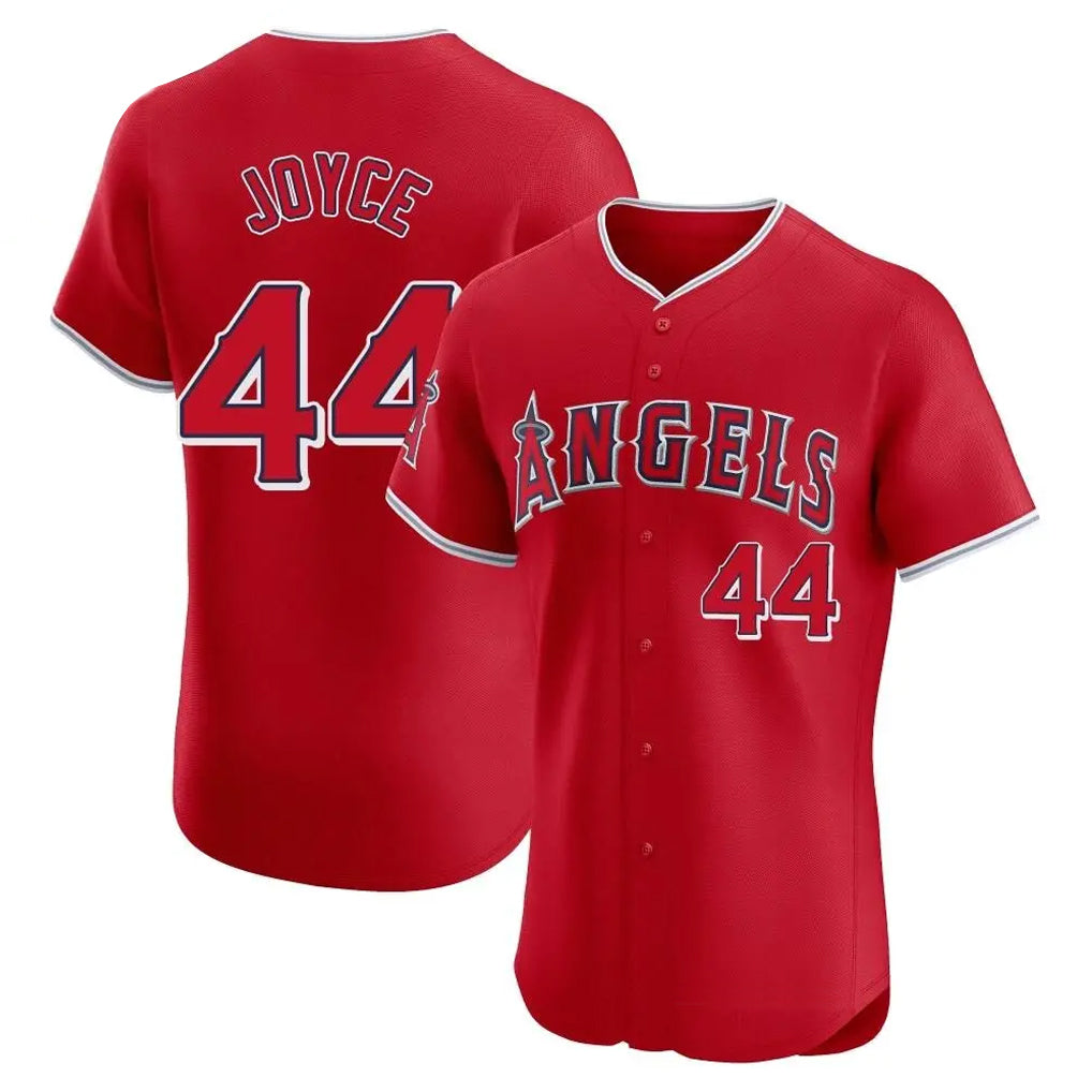 STECN LA.Angels #44 Ben Joyce Player Red Home Limited Elite Stitched Jerseys