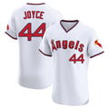 STECN LA.Angels #44 Ben Joyce Player White T-shirt Home Limited Elite Stitched Jerseys