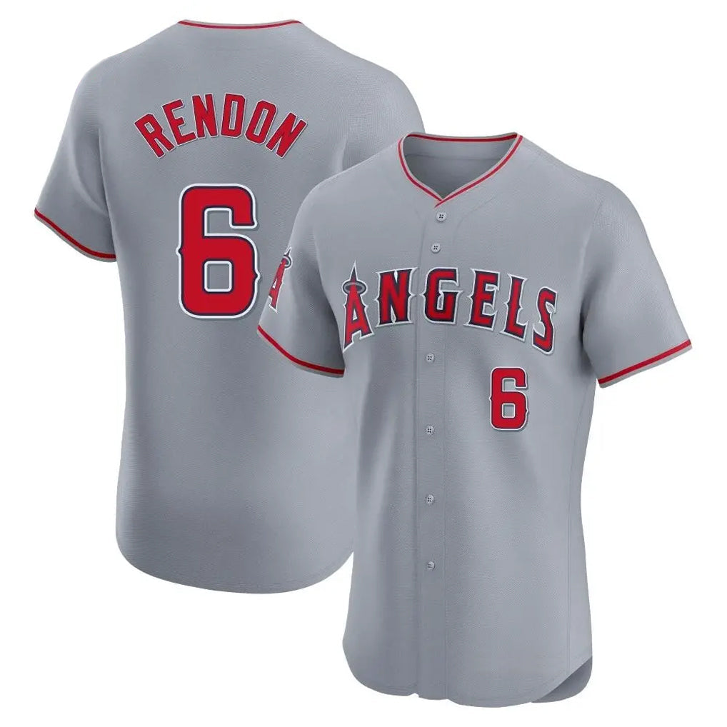 STECN LA.Angels #6 Anthony Rendon Player Gray Home Limited Elite Stitched Jerseys