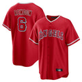 STECN LA.Angels #6 Anthony Rendon Player Red Home Game Stitched Jerseys