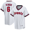 STECN LA.Angels #6 Anthony Rendon Player White T-shirt Home Game Stitched Jerseys