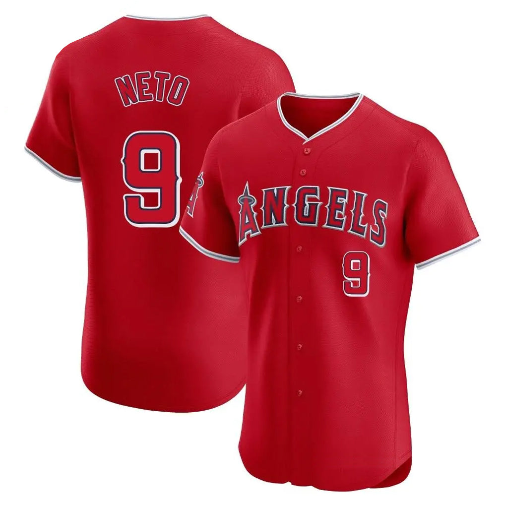 STECN LA.Angels #9 Zach Neto Player Red Home Limited Elite Stitched Jerseys