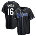 STECN LA.Dodgers #16 Will Smith Player Black Carbon Limited Home Stitched Jerseys
