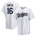 STECN LA.Dodgers #16 Will Smith Player Gold White 2026 Collection Stadium Game Stitched Jerseys