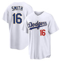 STECN LA.Dodgers #16 Will Smith Player Gold White 2026 Collection Stadium Limited Stitched Jerseys