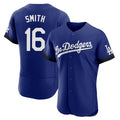 STECN LA.Dodgers #16 Will Smith Player Royal City Connect Elite Home Stitched Jerseys