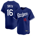 STECN LA.Dodgers #16 Will Smith Player Royal Limited Home Stitched Jerseys