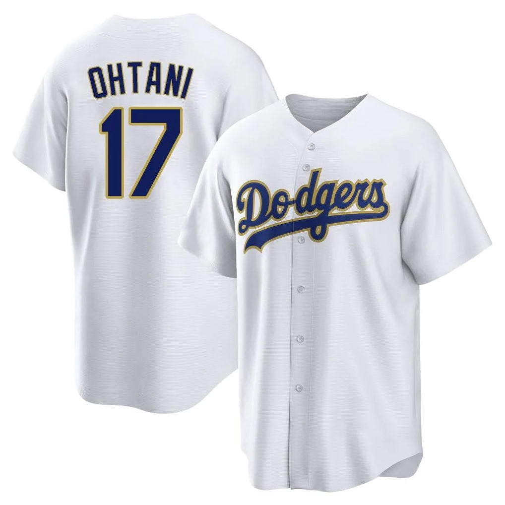 STECN LA.Dodgers #17 Shohei Ohtani Player Gold White 2026 Collection Stadium Game Stitched Jerseys