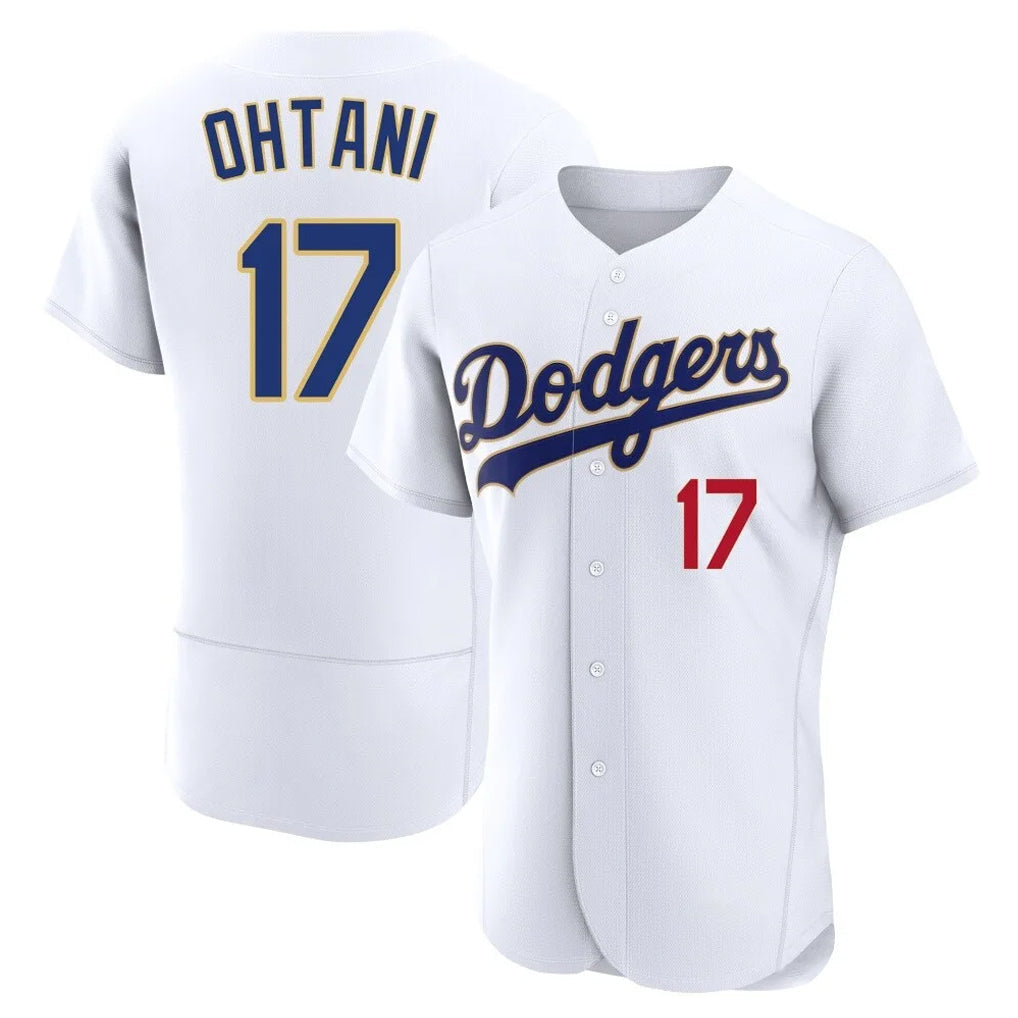 STECN LA.Dodgers #17 Shohei Ohtani Player Gold White 2026 Collection Stadium Limited Elite Stitched Jerseys