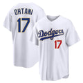 STECN LA.Dodgers #17 Shohei Ohtani Player Gold White 2026 Collection Stadium Limited Stitched Jerseys